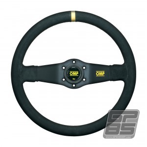 OMP RALLY SUEDE LEATHER STEERING WHEEL 350mm DEEP DISH – GENUINE !